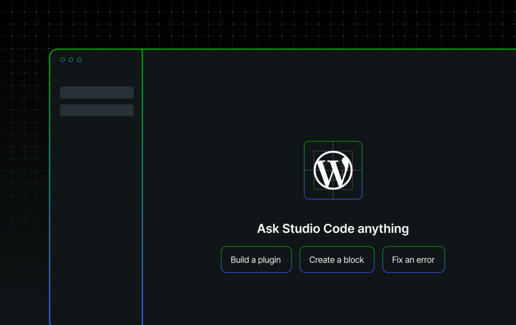 Your WordPress Site, Built by Conversation: Studio Code Now on Desktop